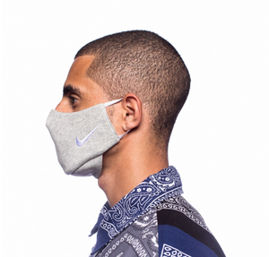 Nike x clothsurgeon ナイキ リメイク スウェット マスク グレー