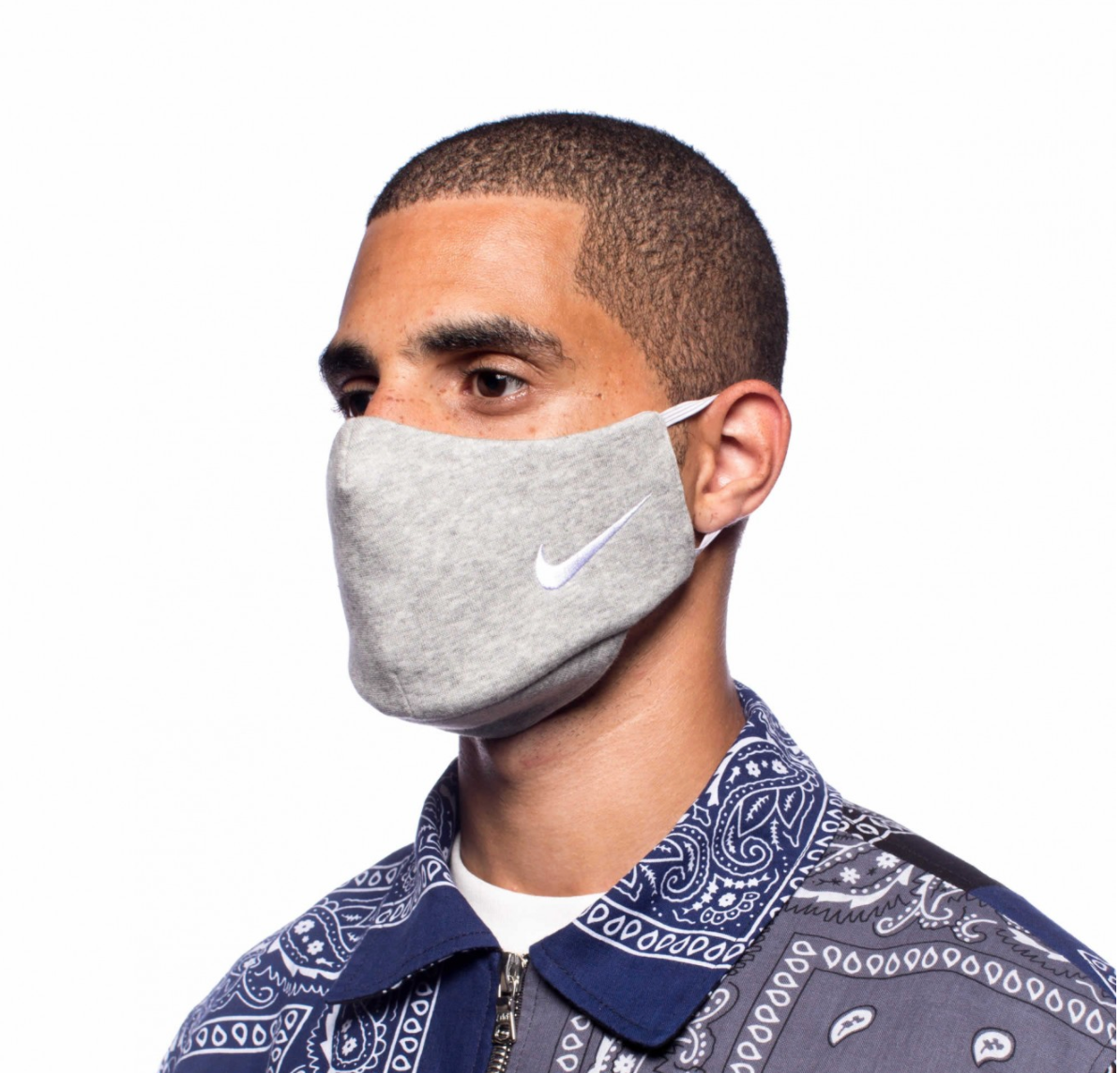 Nike x clothsurgeon ナイキ リメイク スウェット マスク グレー