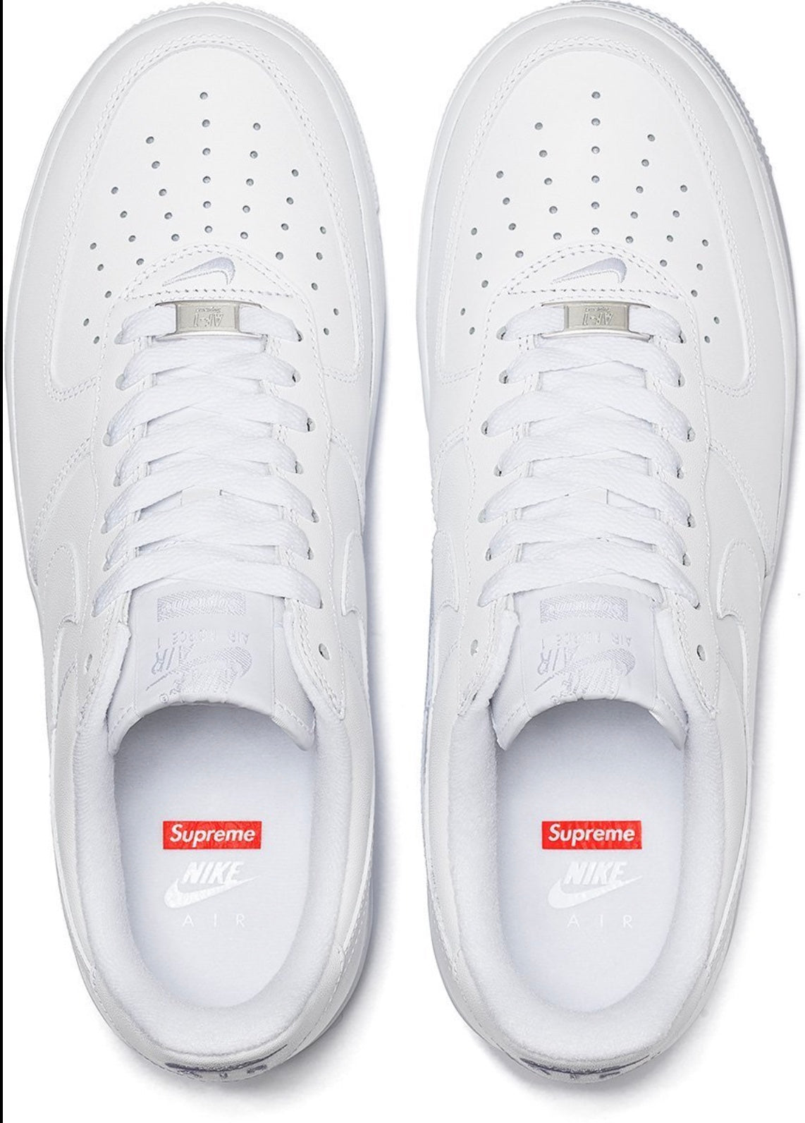 シュプリーム×ナイキ エアフォース1 ロー SUPREME × NIKE AIR FORCE 1 LOW WHITE
