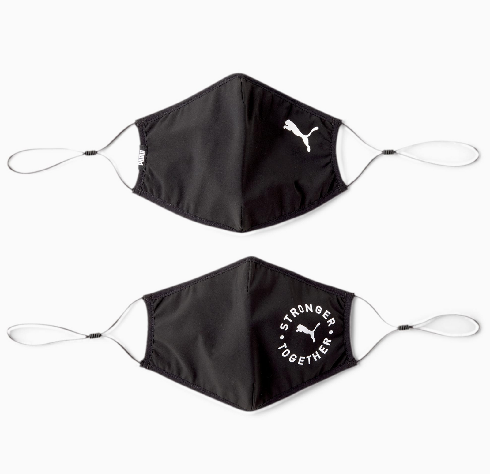 Puma Face Mask 2枚セット 黒