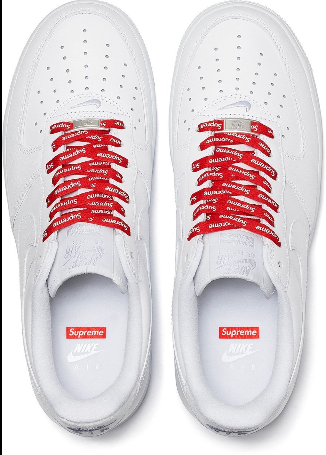 シュプリーム×ナイキ エアフォース1 ロー SUPREME × NIKE AIR FORCE 1 LOW WHITE - BLibrary